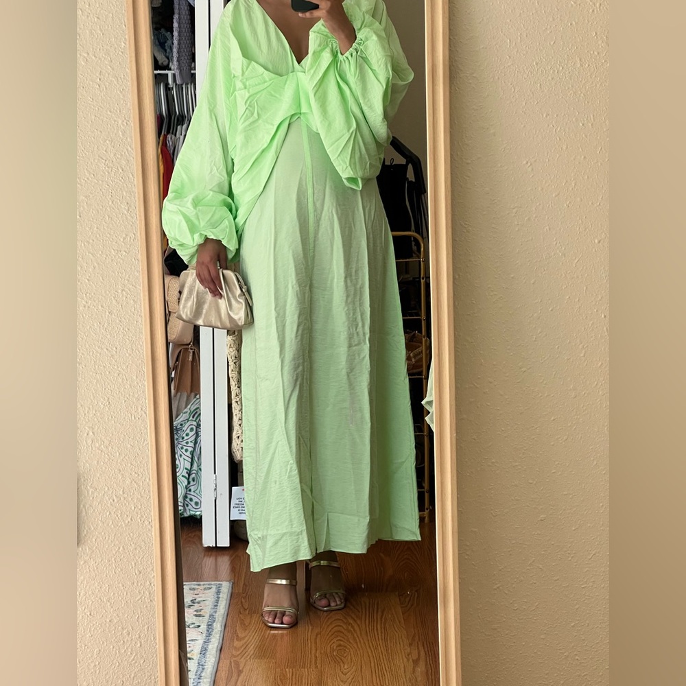 Elegant Green formal  dress